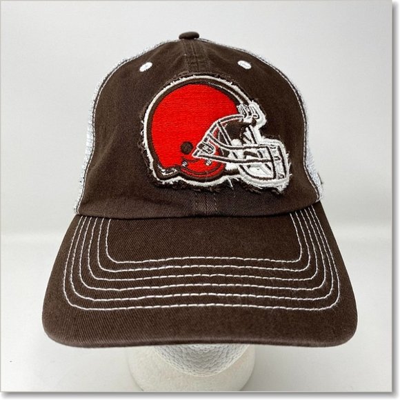 Cleveland Browns Fitted Hat Mesh Stretch - Picture 2 of 8